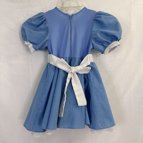 Alice In Wonderland Disney Parks Vintage Alice Dress Costume Small 4/5 Girls - Picture 7 of 8